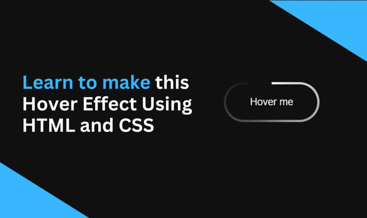 Learn how to create this awesome border hover effect